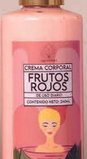Crema Corporal de Frutos Rojos (240ml)