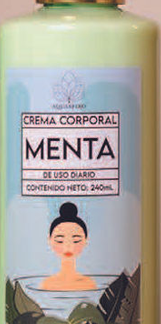 Crema Corporal de Menta (240ml)