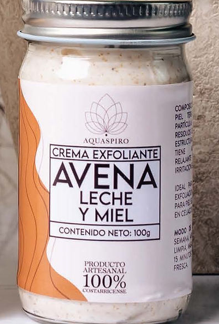 Crema Exfoliante de Avena (100g)