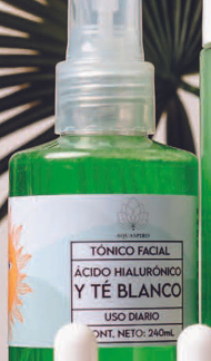 Tónico Facial de Ácido Hialurónico y Té Blanco